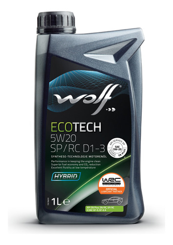 Wolf Ecotech 5w20 Sp/rc D1-3 - 1l