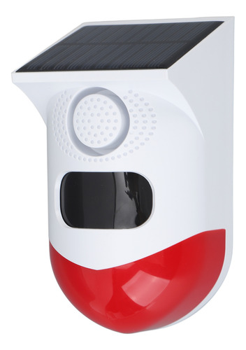 Alarma Inalámbrica Exterior, Sensor De Movimiento Solar, Fun