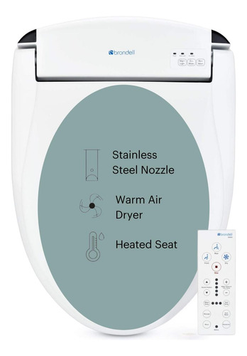 Asiento De Inodoro Brondell Swash Se600 Bidet, Se Adapta A