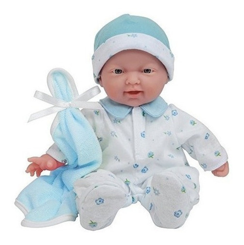 Jc Toys Blue La Baby Muñeca Lavable De Cuerpo Suave De 11 Pu