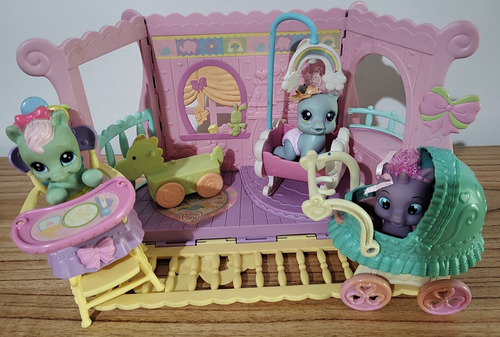 My Little Pequeño Pony Bebe Vintage De Colección Lote (Usado)