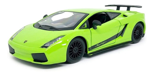 Imagem 6 de 9 de Carrinho Lamborghini Gallardo Superleggera 2007 Verde 1/24