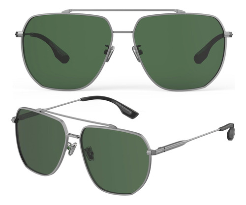 Luenx Gafas De Sol De Aviador Para Hombre, Polarizadas De 60