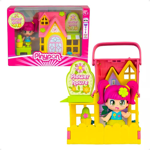 Muñeca Pinypon Set Mini Casitas Figura Accion Accesorios