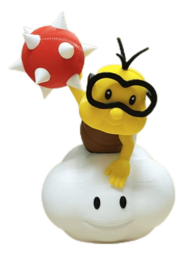 Set Amigos Mario:toadette, Koopa, Shy Gu, Lakitu 3d. Pack 4u