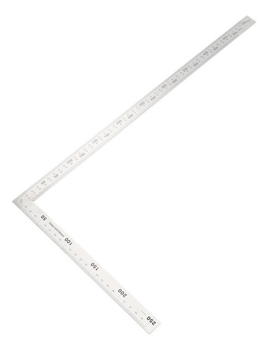 Régua De Ângulo Reto De 90 Graus De Aço Inoxidável 500x250mm
