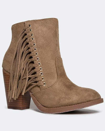 Botas Kate Kuba Gamuza Flecos Mujer