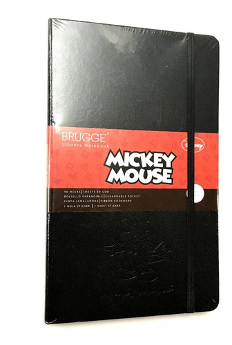 Libreta Brugge Mickey Mouse  96 Hojas 80 Grs. 