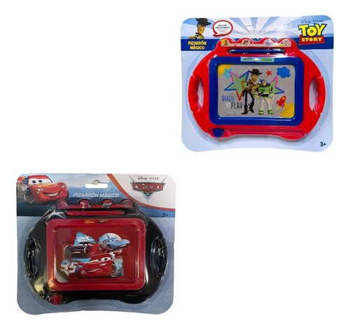 6 Pizarron Disney Mágico Cars Toy Story Juguete Mayoreo Niño