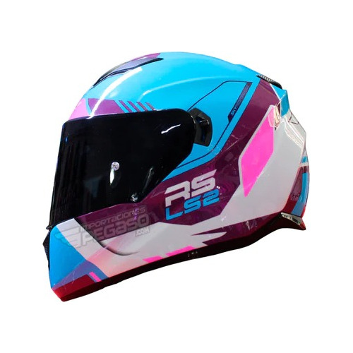 Casco Para Moto Xplorer Blanco Azul