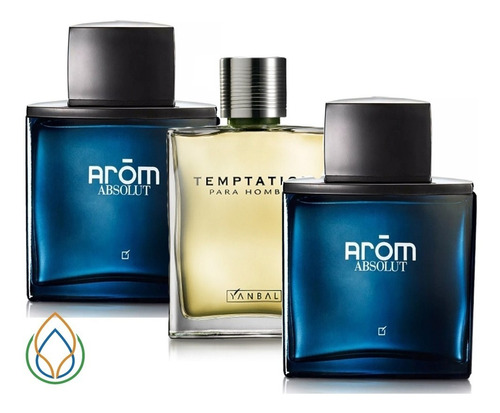 Oferta Perfume Arom Absolute X 2 Uds + Temptation De Yanbal