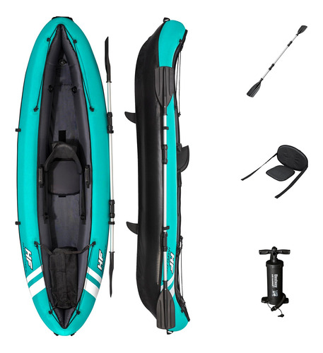 Kayak Inflable Bestway Single Ventura Hydro-force Con Remos