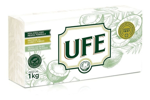 Sabao De Côco Ufe 200g   (kit C/5 Pedras)