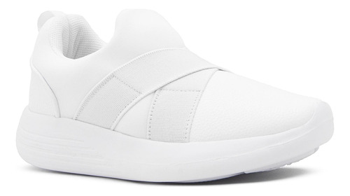 Tenis Niña Tropicana Blanco Deportivos Elástico Moda 18-26