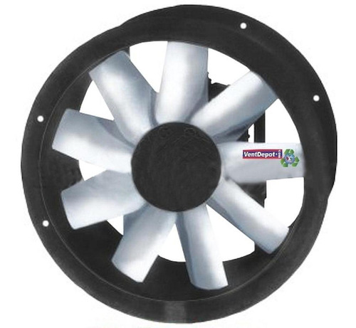 Ventilador Axial Tubular Industrial, Mxhbs-062, 3 Aspas, 49 