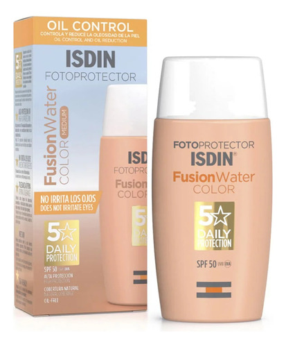 Isdin Fotoprotector Fusion Water Fps50+ Color Medio 50ml.