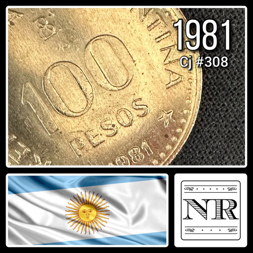 Argentina - 100 Pesos - Año 1981 - Cj #308 