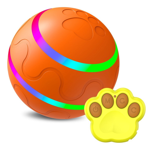 Pelota Eléctrica De Juguete Para Gatos Y Perros, Con Luz Led