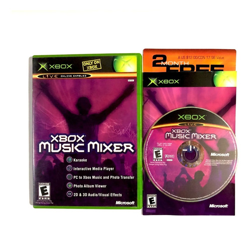 Xbox Music Mixer - Juego Original Para Xbox Classic