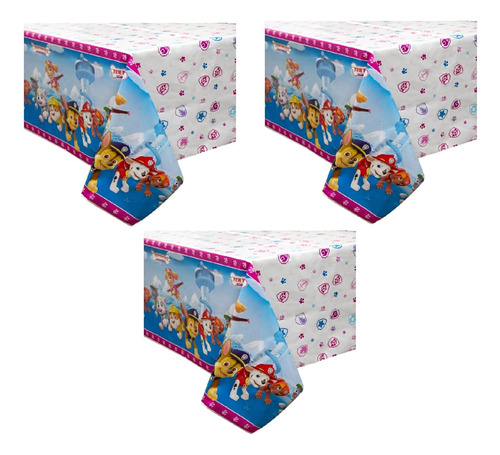 Paw Patrol Girl Manteles De Plastico Rectangulares Impr...