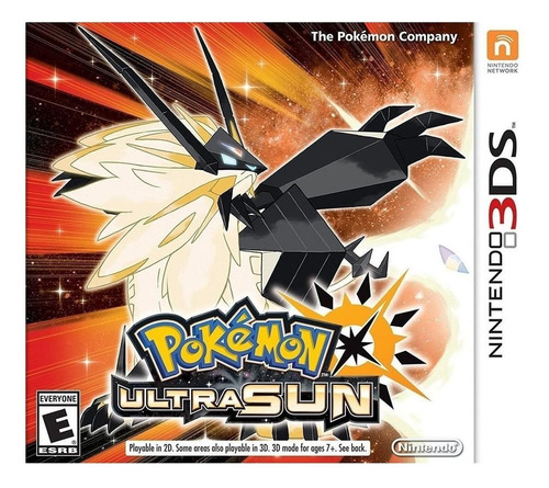 Pokemon Ultra Sun Primera Edicion, Versión Americana.