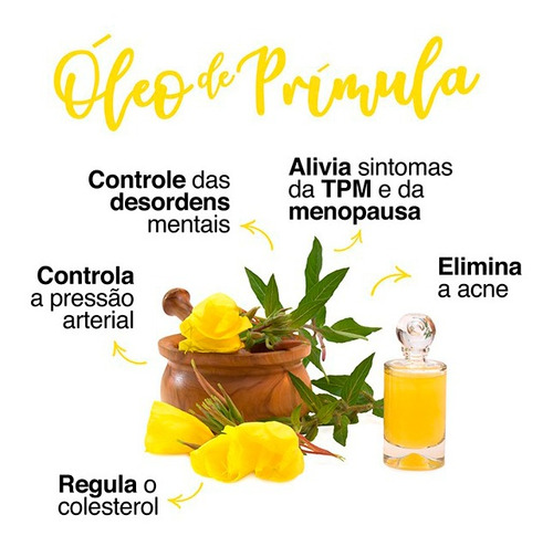 Óleo De Prímula 500mg 60 Cápsulas - Unilife