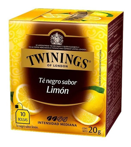 Te Twinings Limon Pack 5x10 Bolsitas