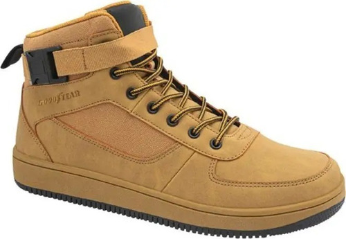 Tenis Comodo Bota Casual Goodyear 3088 Id 1064562 Camel Urb