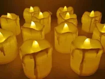 Comprar Velas Luces Led 5cm X Mayor Y Menor Recuerdos 