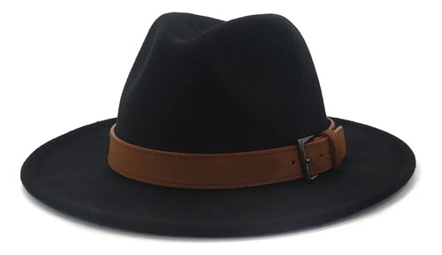 Sombrero Fedora De Lana For Hombre Y Mujer Con Sombrero