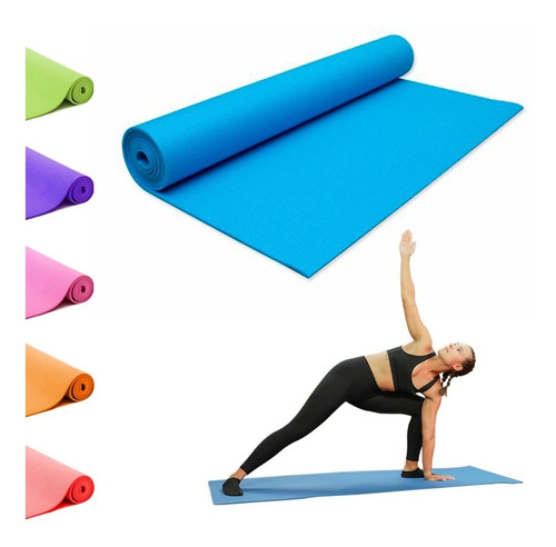 Tapete Ejercicio Gym Gimnasia Yoga Pilates Colores