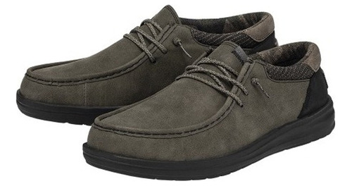 Zonazero Hey Dude Zapatos Mocasines Hombre Paul Dusty Olive