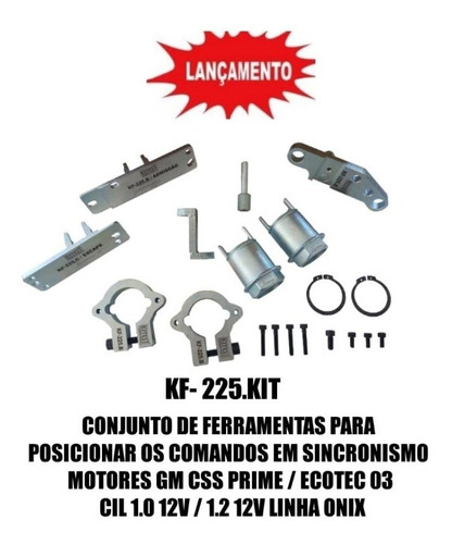 Kit Sincronismo Motor Gm 3 Cil Tracker Onix Turbo Css Prime