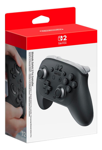 Mando Pro Controller Nintendo Switch 2 Gris