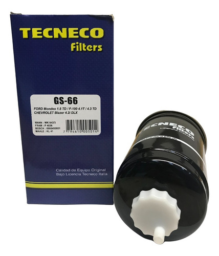 Filtro De Combustible Ford F100 C/motor Mwm / Mondeo Td