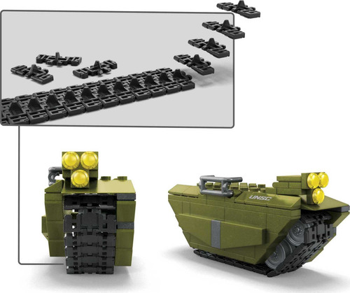 Set De Construcción De Vehículos De Juguete Mega Halo Infini