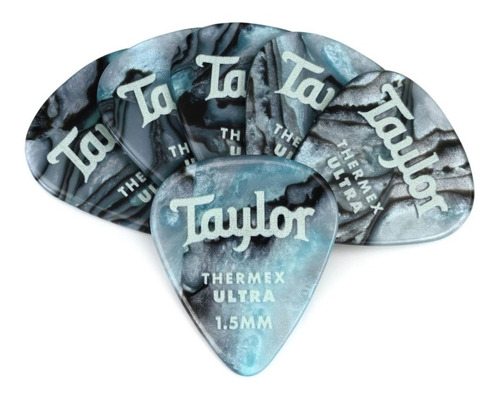Taylor Puas Pack X 6 80740 Ultra Picks Abalone 1.5mm