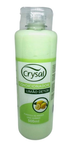 Condicionador Limão Detox 500ml Purifica As Raízes Crysal