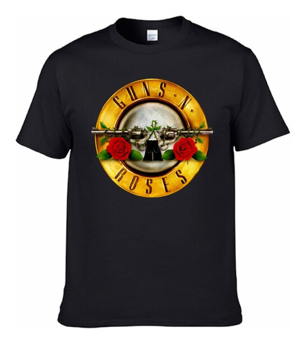 Playera Guns N' Roses, Cuello Redondo 100% Algodón 