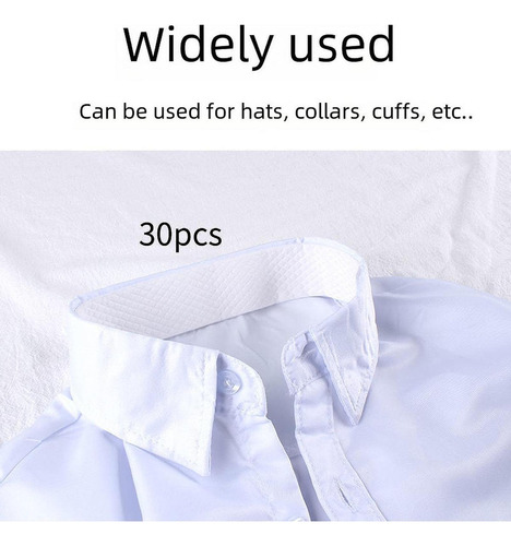 30 Piezas De Cuello Desechable Cuello Almohadillas De Sudor