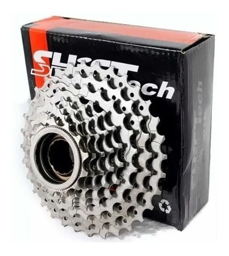 Rueda de trinquete Live Bicycle 8v (13-32) Shiftech Color Grey Cantidad máxima de dientes 32 Cantidad mínima de dientes 13
