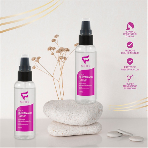 Imagem 5 de 9 de Kit Reparador 6 Óleo Argan + 6 Sérum Caviar Fashion Atacado