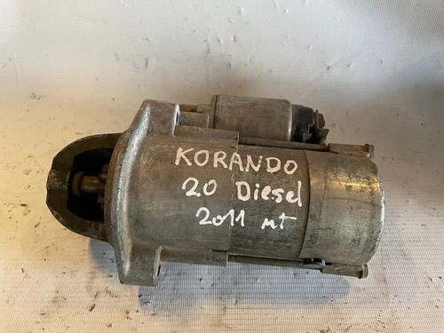 Motor De Partida Ssangyong Korando 2.0 Mt 2011 (Usado)