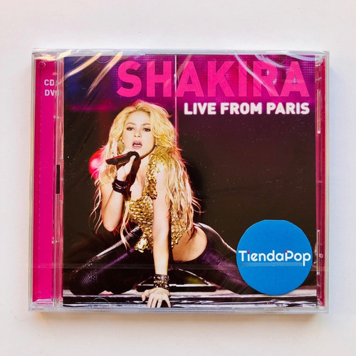 Shakira Live From Paris Edicion Limitada Cd + Dvd Alemania