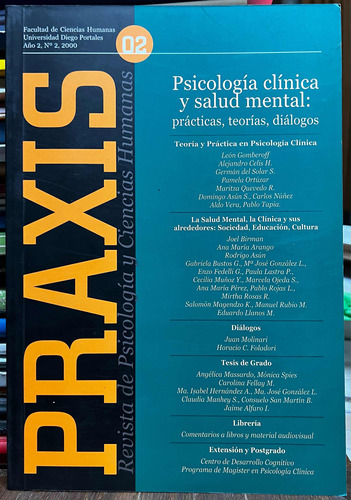 Praxis Revista De Psicología Y Ciencias Humanas 02