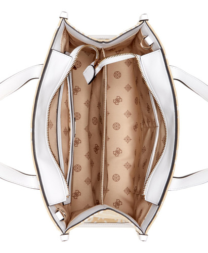 Guess Bolso Tote Ruma Con Doble Compartimento, Logotipo
