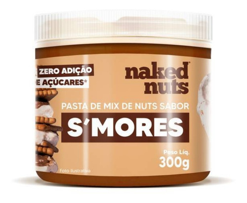 Pasta De Mix De Nuts Smores Marshmallow Naked Nuts Limitado