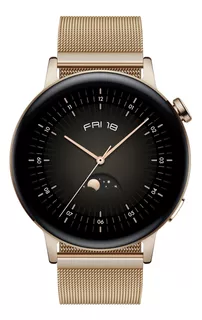 Smartwatch Huawei Watch Gt3 42mm Bluetooth Tela Hd Dourado