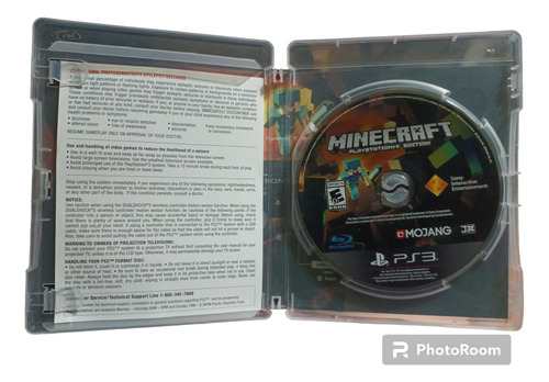 Minecraft Standard Edition Sony Ps3 FĂsico (Usado)