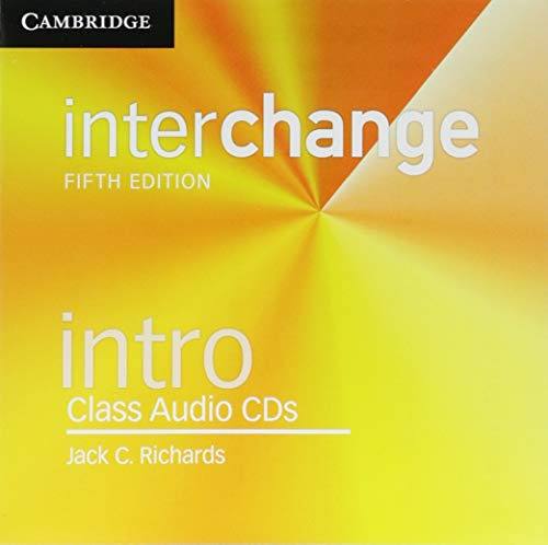 Libro Interchange Intro Class Audio Cds 5th Edition De Vvaa